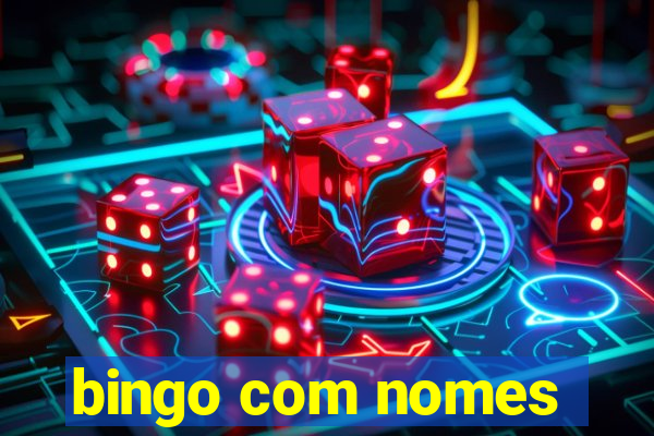 bingo com nomes